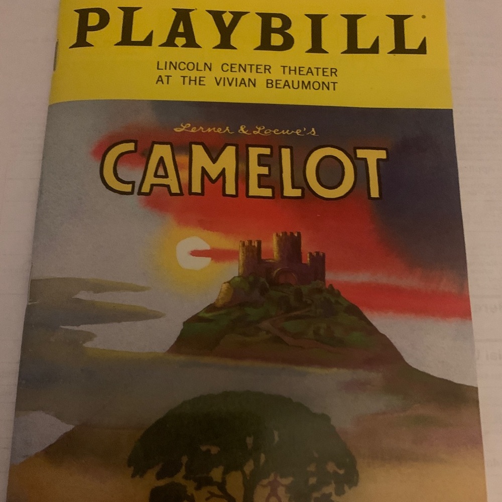 Playbill Camelot Lincoln Center NWT collectible